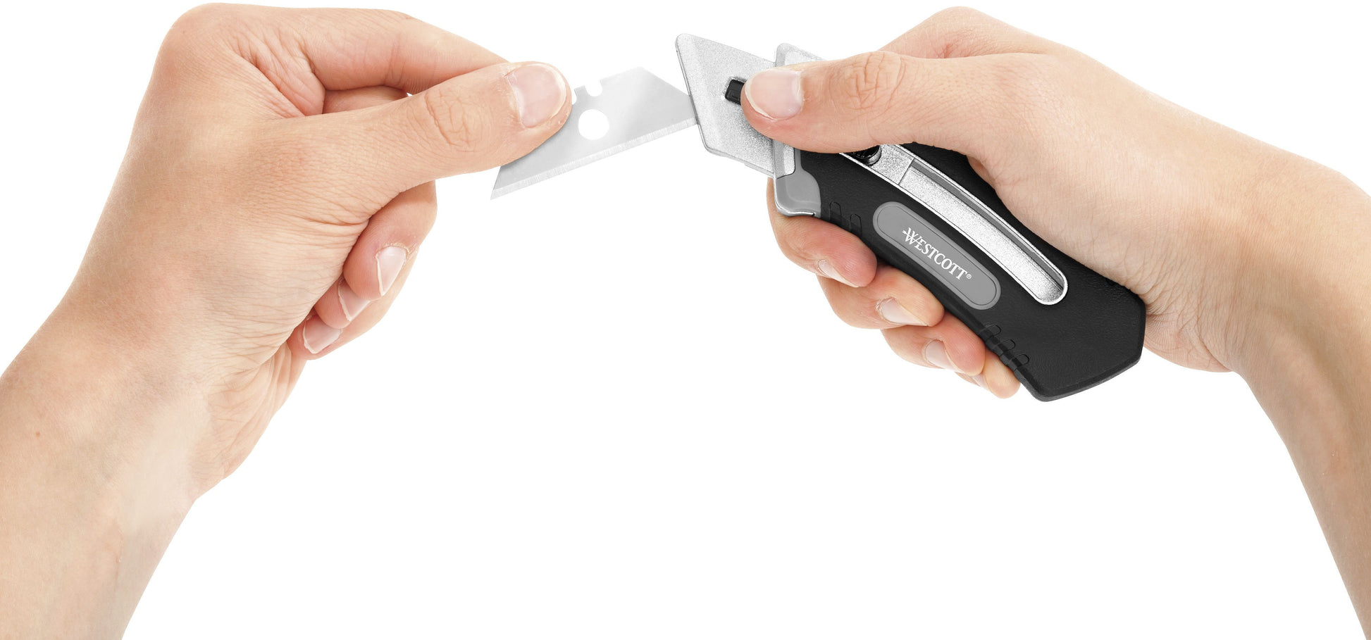 WESTCOTT Cutter Collapsible Utility E-84029 00 schwarz/silber