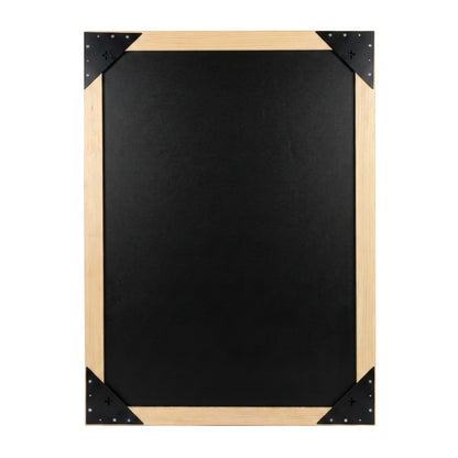 Wandkreidetafel Magnetisch 79x109cm, Holzrahmen Natur - B-Ware / Abverkauf