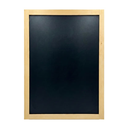 Wandkreidetafel Magnetisch 79x109cm, Holzrahmen Natur - B-Ware / Abverkauf