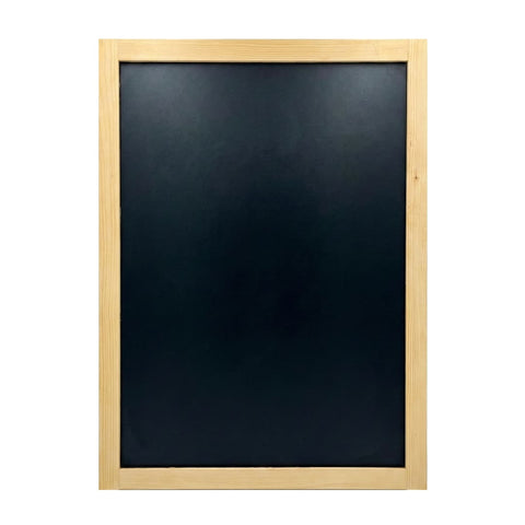 Wandkreidetafel Magnetisch 79x109cm, Holzrahmen Natur - B-Ware / Abverkauf
