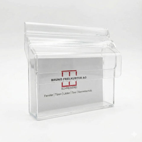 Acryl Visitenkartenbox, Wandvisitenkartenhalter