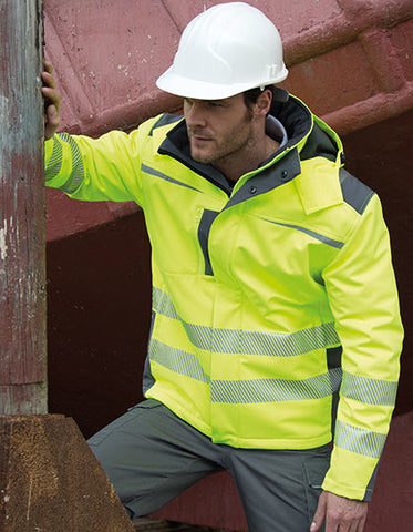Warnschutzjacke-Dynamischer Softshell-Mantel