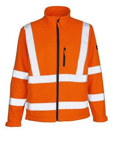 Calgary Soft Shell Jacke- Warnschutzjacke mit Reißverschluss