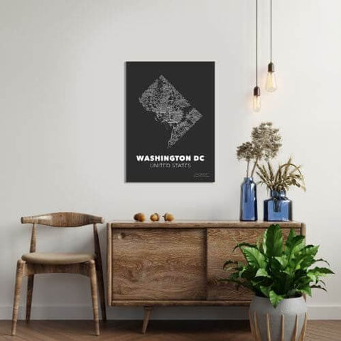 Enjoy The Wood - Custom City Map Poster - 🗺️  Personalize Your Home Decor