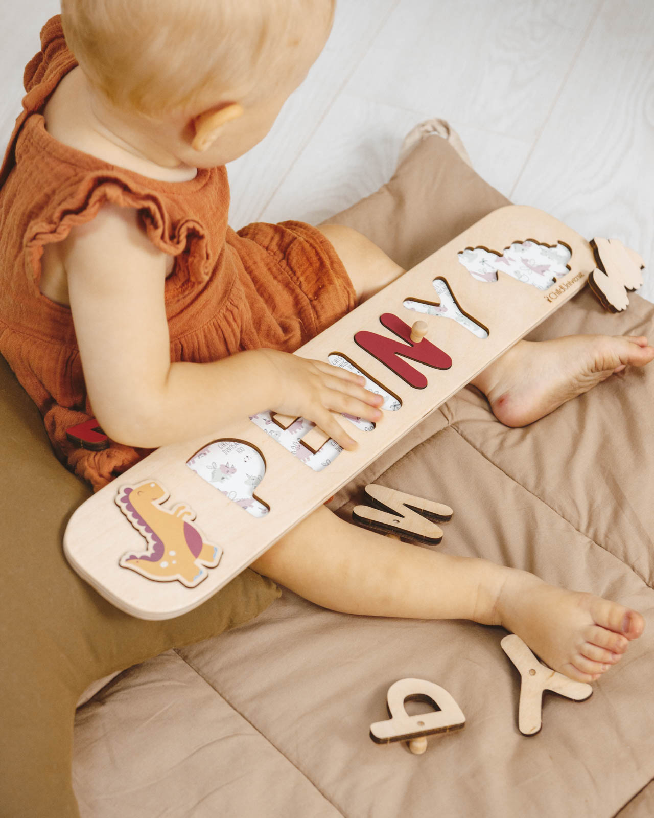 girls birthday name puzzle 