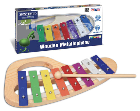 Metallophon mit 8 Metallplättchen