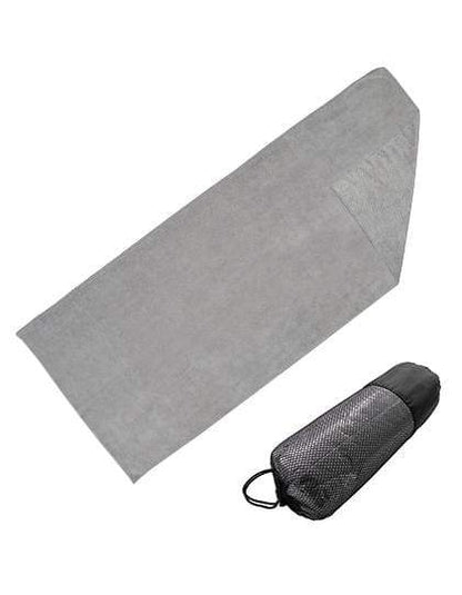 Yoga-Sporthandtuch 175 x 65 cm grau