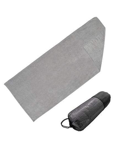 Yoga-Sporthandtuch 175 x 65 cm grau