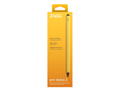 ZAGG Pro Stylus 2 for iPad Yellow 109912137 Wireless Charging