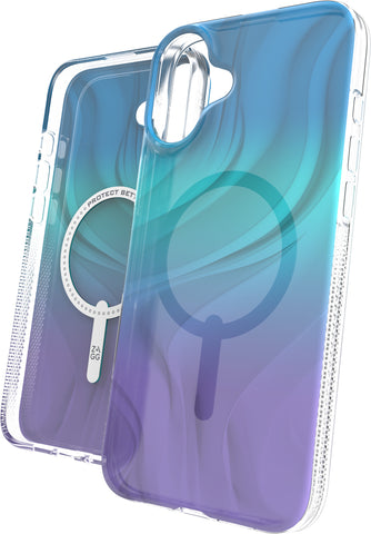 ZAGG Milan Cases Snap Apple 702315107 iPhone 16 Plus,Deep Aurora