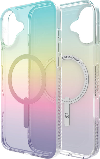 ZAGG Milan Cases Snap Apple 702315111 iPhone 16 Plus,Iridescent