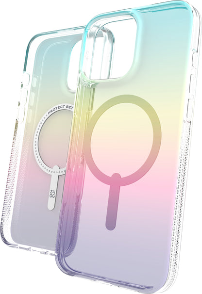 ZAGG Milan Cases Snap Apple 702315113 iPhone 16 Pro Max,Iridescent