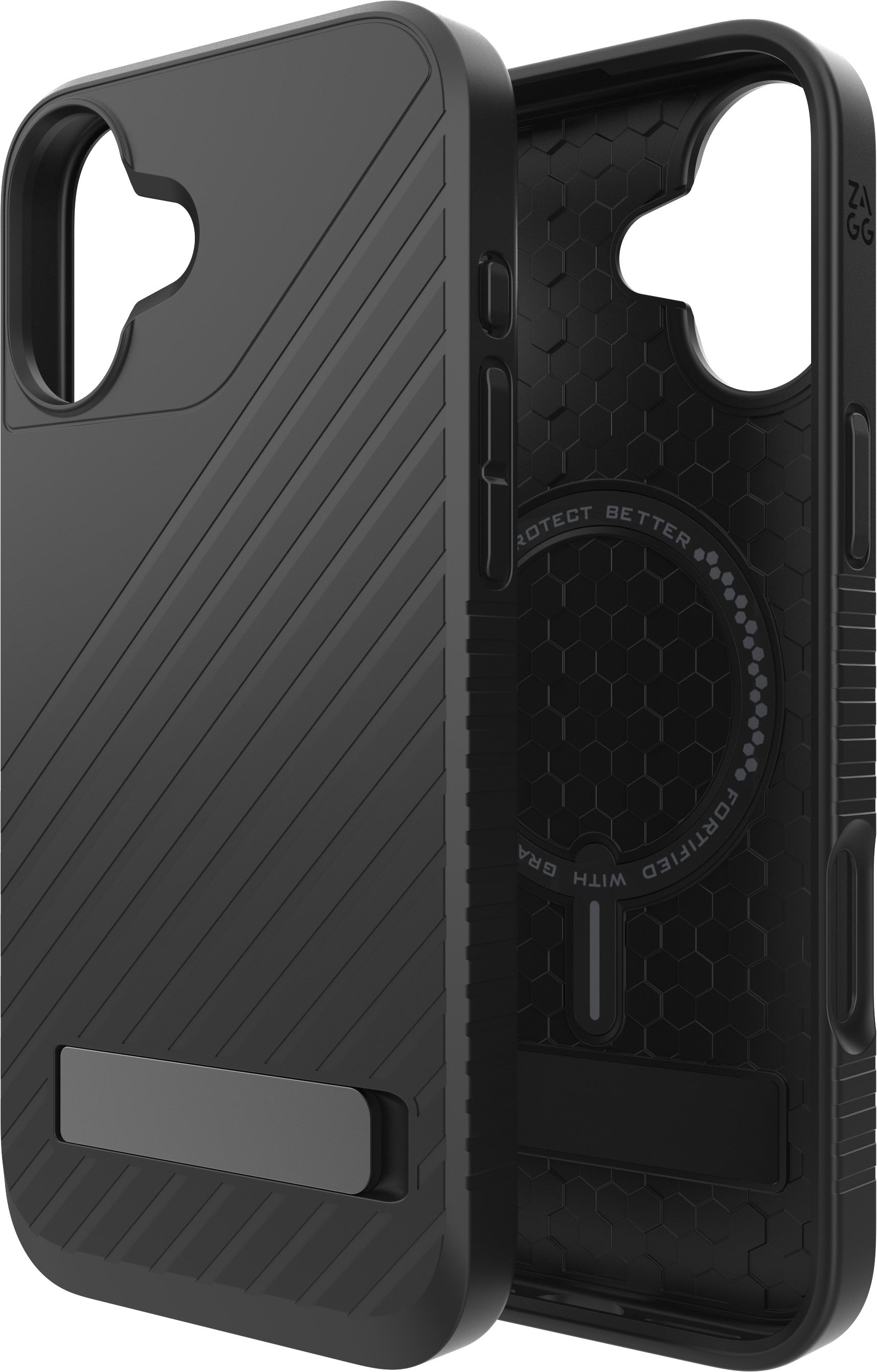 ZAGG Denali Cases Snap KS Apple 702315251 iPhone 16 Plus,Black