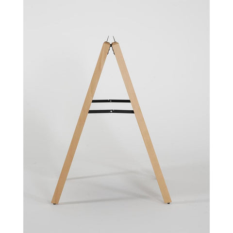 Holz Kundenstopper 100x67cm, Einschubtafel, Buche, Indoor