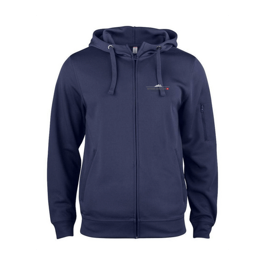 Basic Active Hoodie Full Zip für Herren- besticken bedrucken