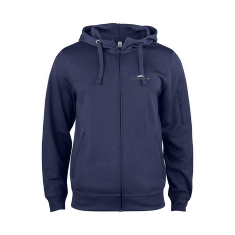 Basic Active Hoodie Full Zip für Herren- besticken bedrucken