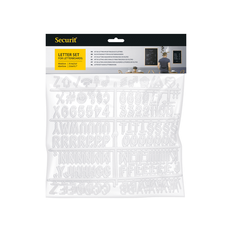 Securit® 360 Acryl Buchstaben, Nummern, Symbole für Letterboards
