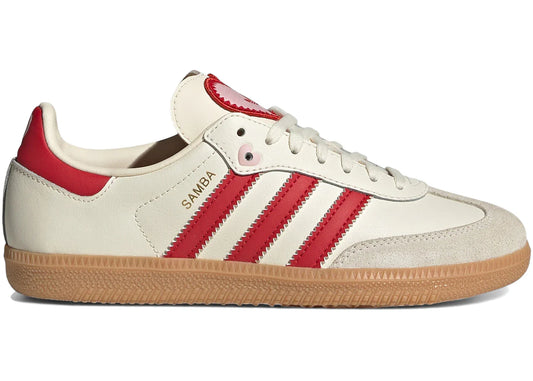 adidas Samba OG Valentine's Day Cream White Scarlet