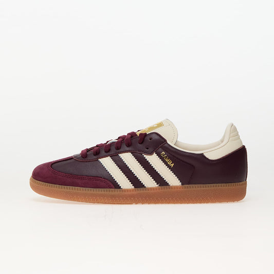 adidas Samba OG Maroon Gold Metallic
