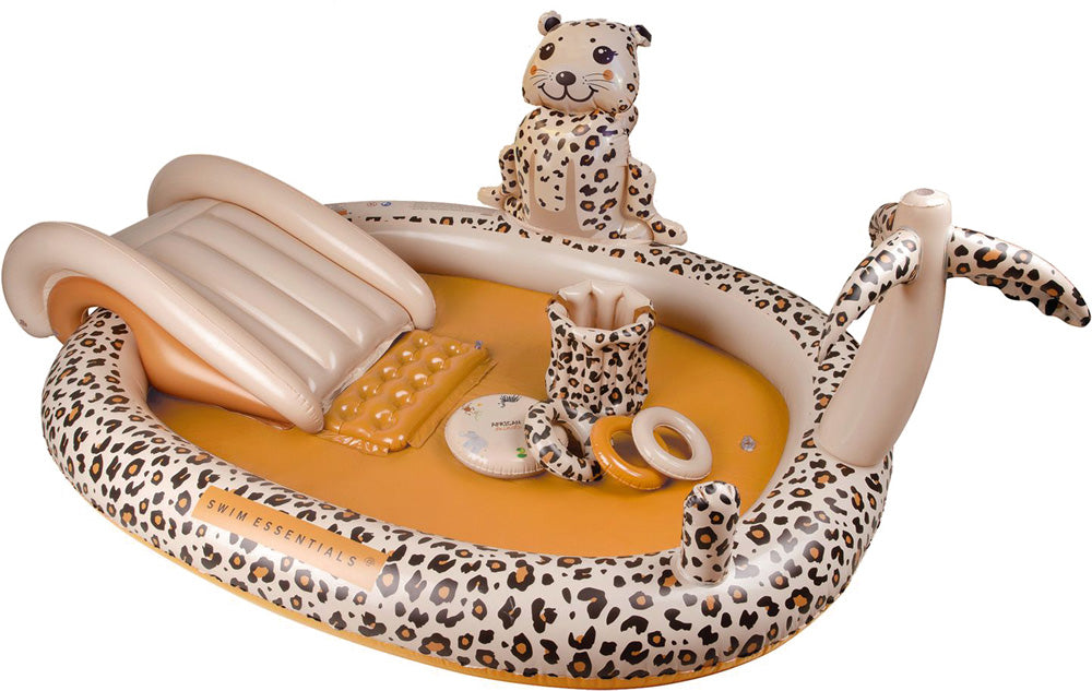 Swim Essentials | Kinderpool 210cm | Beige Leopard Adventure