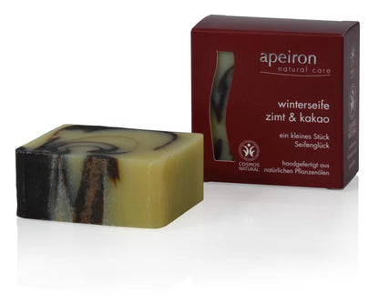 Apeiron - Winter Soap Cinnamon & Cocoa - Cozy Winter Delight 🛁✨