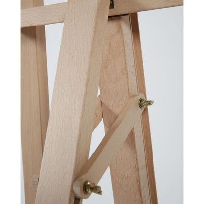 Holz Staffelei-Set "Art Easel" mit magnetischer A1 Kreidetafel, Buche