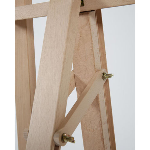 Holz Staffelei-Set "Art Easel" mit magnetischer A1 Kreidetafel, Buche