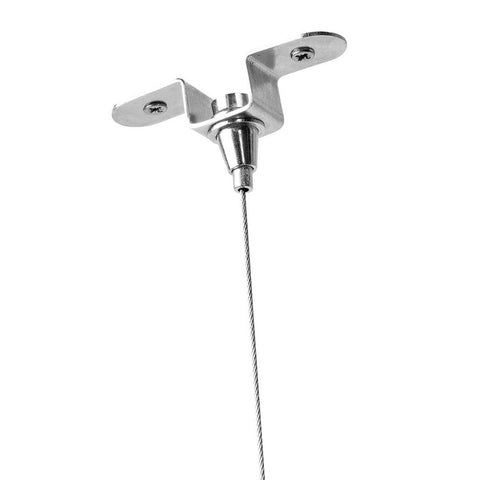 Hängender Alu Klapprahmen beidseitig, DIN A1, 32mm, Silber