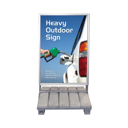 Sturmfester Kundenstopper "Beton Sign", Outdoor