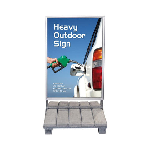 Sturmfester Kundenstopper "Beton Sign", Outdoor