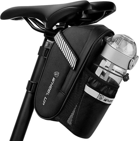 Fahrrad Satteltasche mit Flaschenhalter – 1,5L, Wasserabweisend