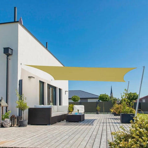 Sonnensegel – 3,6 x 3,6 m, UV-Schutz für Terrasse, Garten & Balkon