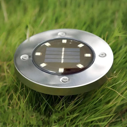 Solar Bodenleuchten 4er Set – wetterfest, für Garten, Weg & Terrasse