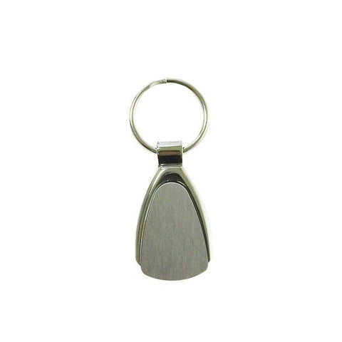 Step by Step Schlüsselanhänger aus Metall – Oval & Edel