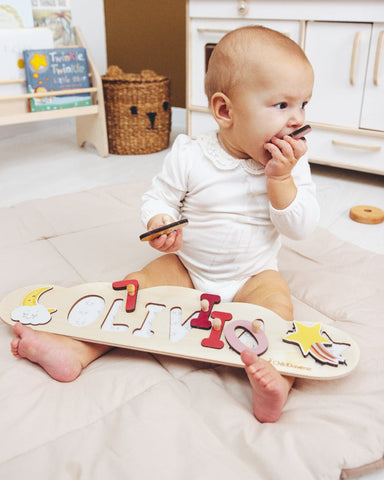 wooden cloud name puzzle