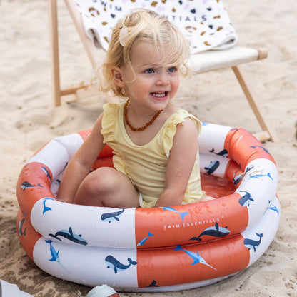 Swim Essentials | Baby Pool 60cm | Red White Whale