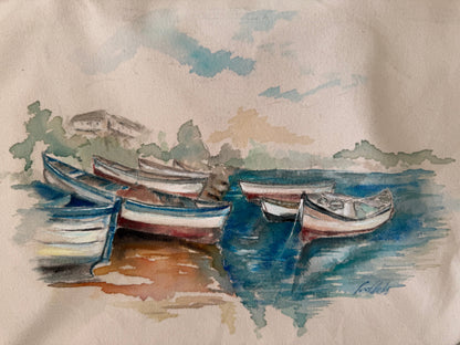 Bolso de playa - Barcos