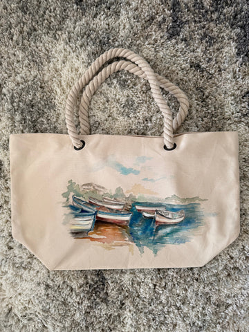 Bolso de playa - Barcos