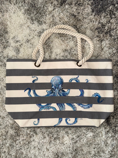 bolsa de playa - pulpo