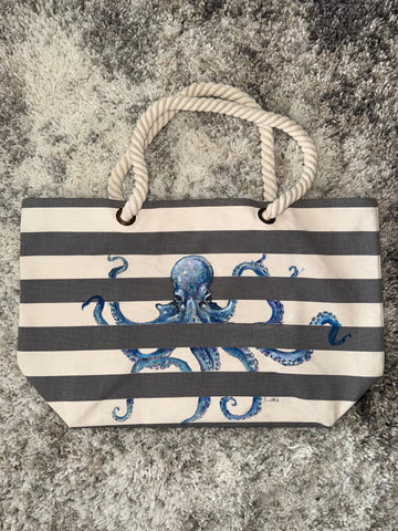 bolsa de playa - pulpo