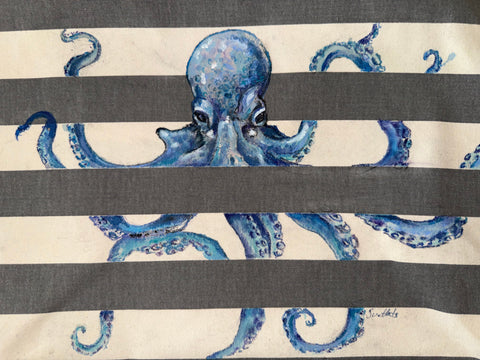 bolsa de playa - pulpo