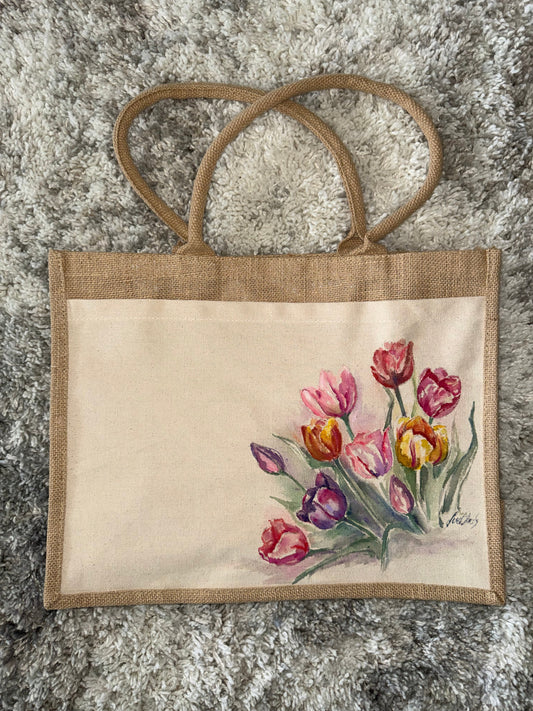 Bolsa de Praia - Tulipas