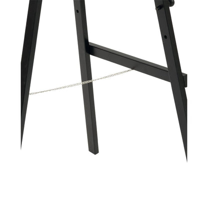 Securit® Kiefernholz Staffelei, 165cm, Schwarz, Outdoor