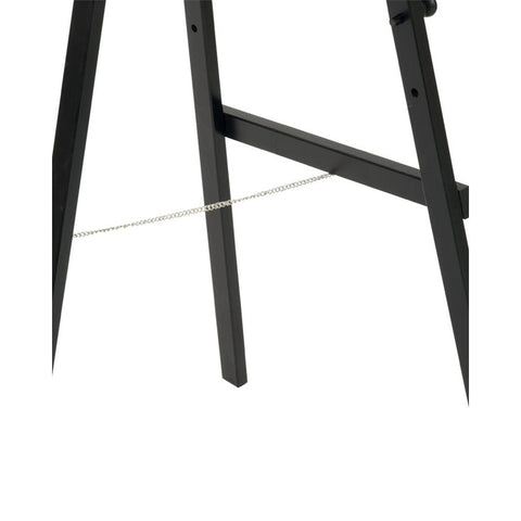 Securit® Kiefernholz Staffelei, 165cm, Schwarz, Outdoor