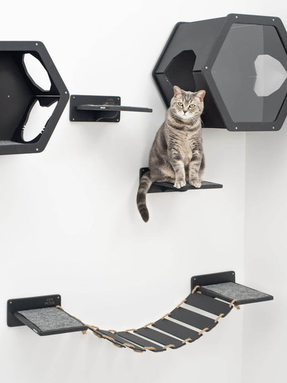 wall mounted cat steps