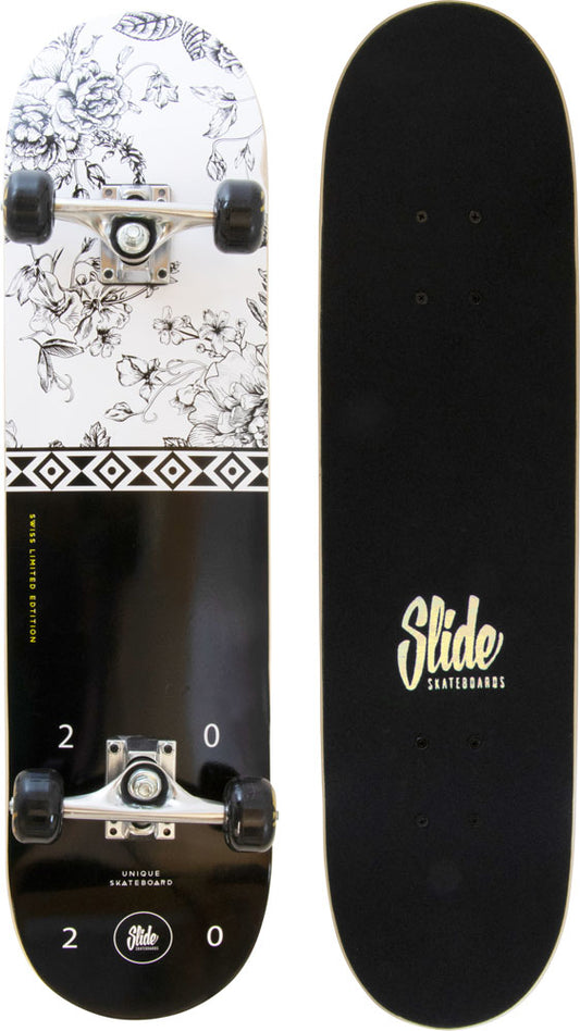 Slide | Skateboard | 31-Zoll | Black & White