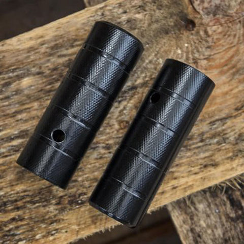 KHE | BMX | Black Steel Pegs 10mm - schwarz - T33