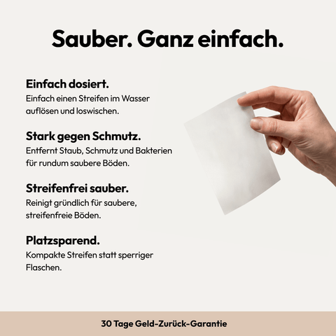 bluu Wish.Wash. – Bodenreningsremsor