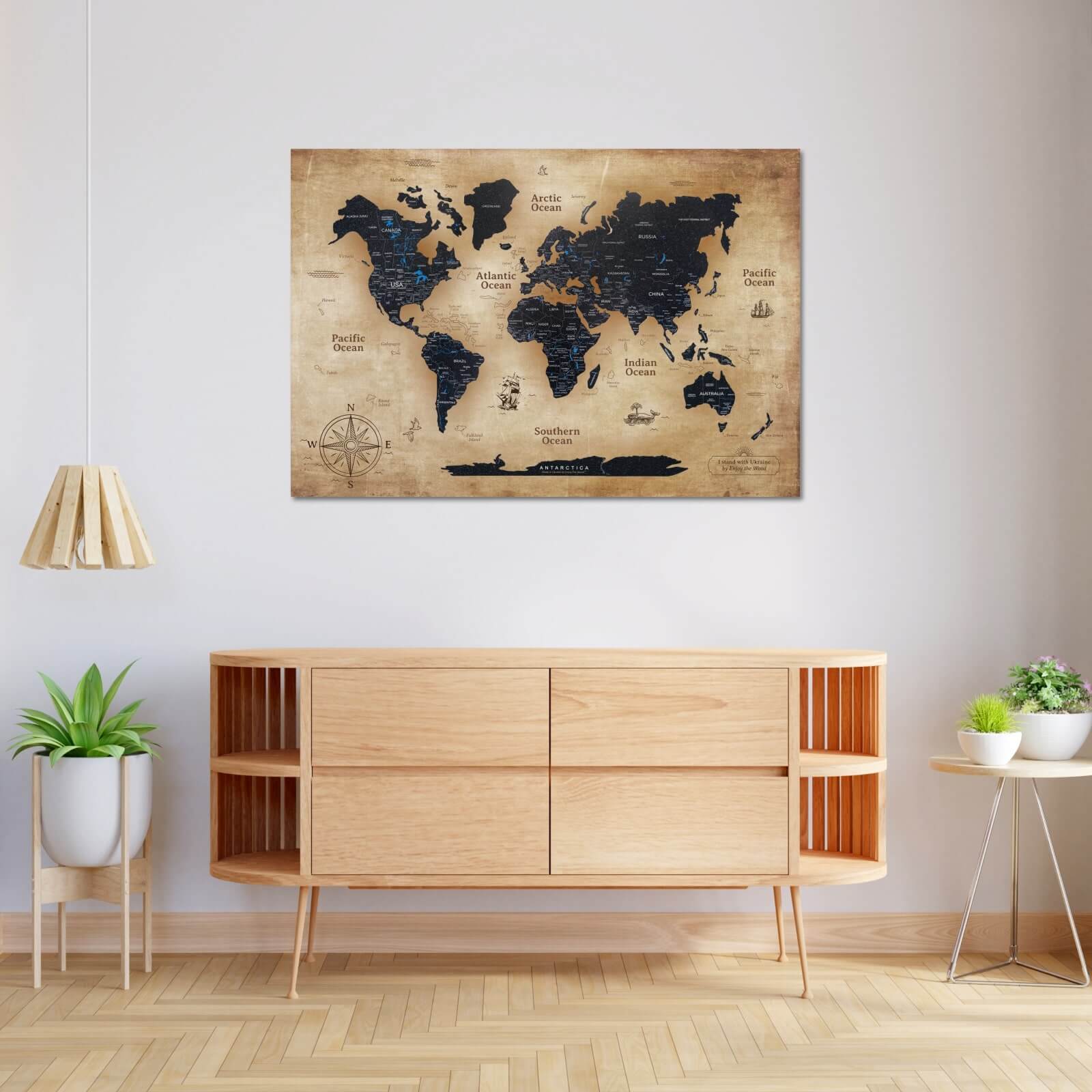 cork world map