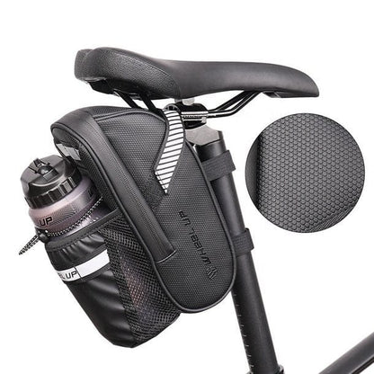 Fahrrad Satteltasche mit Flaschenhalter – 1,5L, Wasserabweisend